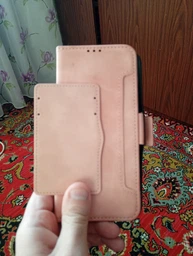 Чохол-книжка з кишеньками Deexe Wallet Stand для ZTE Nubia V70 - Pink фото від покупців 1