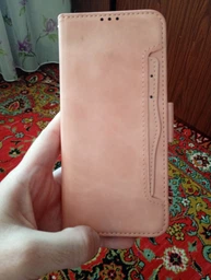 Чохол-книжка з кишеньками Deexe Wallet Stand для ZTE Nubia V70 - Pink