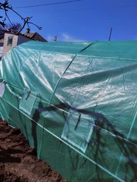 Теплица садовая Bonro UP-18м2 с окнами 600x300x200 см арочная Зеленая (117-76-42400405) фото от покупателей 3