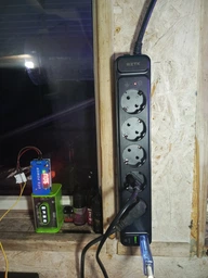 Сетевой фильтр-удлинитель RZTK Power Strip Pro 5 + 2 USB-A + USB-С (PD20W) Black 2 м