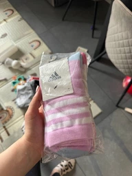 Набор детских хлопковых носков 3 пары для девочки Adidas Lk Socks 3Pp IJ8268 S Bliss Lilac (4066763877118) фото от покупателей 1
