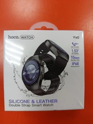 Смарт-годинник Hoco Smart Watch Y4 (Bluetooth, 1.28 дюймів, IP68, 8 спортивних режимів, сенсорний екран) - Чорний