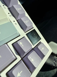 Механічна ігрова клавіатура AJAZZ AK820 RGB Pro для геймерів: Hot-Swap, Gasket Mount, 81 клавіша, PBT кейкапи провідна White-Purple фото від покупців 10