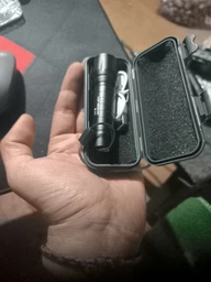 Світлодіодний ліхтарик Bailong Police ручний на акумуляторах з COB USB BL-511 у пластиковому чохлі фото від покупців 1