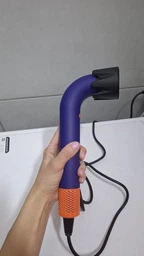 Профессиональный фен для волос Hair Dryer + насадка, 1600 Вт синий ( Supersonic HD18 ) фото от покупателей 2