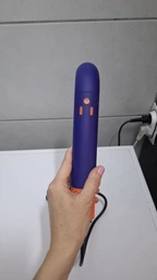 Профессиональный фен для волос Hair Dryer + насадка, 1600 Вт синий ( Supersonic HD18 ) фото от покупателей 4