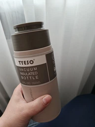 Термос Tyeso 350 мл із нержавіючої сталі сірий фото від покупців 2