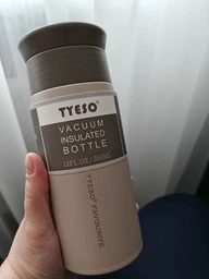 Термос Tyeso 350 мл із нержавіючої сталі сірий
