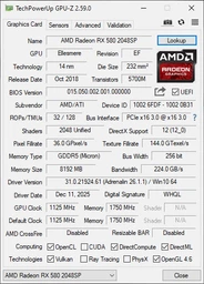 Відеокарта Peladn AMD Radeon RX 580 8Gb 256-Bit 2048SP Gaming