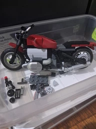 Конструктор "Мотоцикл" розмір 17 см масштаб 1:12 222 деталі M38-B1131 A-Toys (M38-B1131)