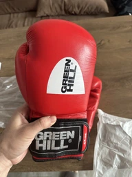 Боксерские перчатки KNOCK GREEN HILL 12 унций Синие с печатью ФБУ