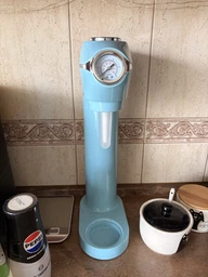 Аппарат для газирования воды: манометр + бутылка + баллон CO₂ ViO SodaBoom SD-7006 bluemarine