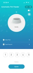 Кормушка автоматическая для котов кошек и собак автокормушка порционная WiFi 3 л с управлением через приложение и настройкой кормлений 10 приемов герметичная с таймером защитой от питомца герметичной крышкой от сети USB на батарейках Opetty W3L фото от покупателей 3