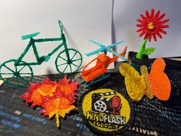 Пластик для 3D ручки набір Еко пластику Smart PLA 3D-PEN filament PLA для 3D-ручок 1.75 мм / 210 метрів (21 колір по 5 м) фото від покупців 8