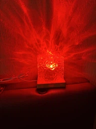 Ночник от USB куб звездное небо LED настольная RGB лампа 16 цветов для спальни и детской + пульт
