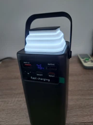 Павербанк 50000 mAh 22.5 с быстрой зарядкой PD/QC УМБ с 4 встроенными кабелями ручкой и LED-фонарем Pavlysh PBU-50k фото от покупателей 1