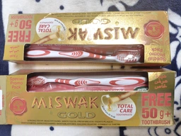 Набір Dabur Зубна паста Miswak Gold 120 + 50 г + Щітка (D15590) (6291069715590)
