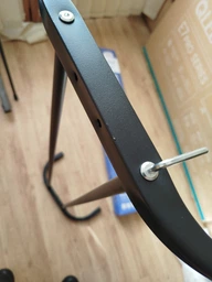 Стойка вешалка для одежды и обуви Loft Rack Organizer TW-605 напольная стальная с полкой Black