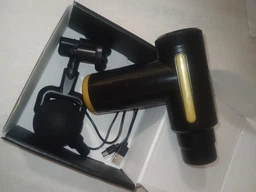 Перкуссионный массажный пистолет для тела Massage Gun вибромассажер для мышц красный фото от покупателей 16