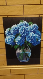Картина за номерами Букет гортензій ©art_selena_ua 30x40 KHO3273 Ідейка