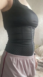 Корсет для схуднення, що стягує з ребрами жорсткості 3 ряди UFT Belt S 62-68 см фото від покупців 3