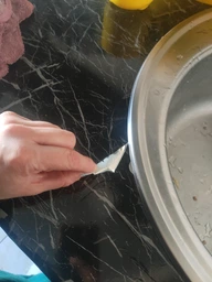 Набір самоклейна ПВХ плівка 2 шт по 0,6х3м, HOME DESIGN, інтер'єрна, водостійка, для меблів і кухні, колір чорний мармур (чорна) фото від покупців 3