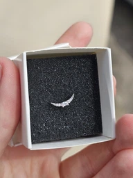 Серьга штанга для пирсинга уха, хряща, хеликса, трагуса DeKolie MK1197-20 серебряный