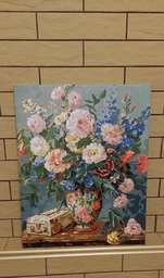 Картина по номерам Цветочная фантазия ©art_selena_ua 40x50 KHO3283 Идейка фото от покупателей 2