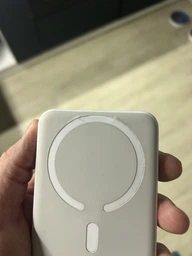 Повербанк с беспроводной зарядкой Baseus Magnetic Mini 10000mAh 20W MagSafe белый (PPCX030002) фото от покупателей 3