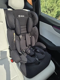 Детское автокресло Kaya Pulse PP-1240 Melange Black 9–36 кг (группа 1/2/3), универсальное, черное фото от покупателей 5