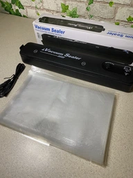 Автоматический вакууматор UKC Vacuum SeaIer-S-90W упаковщик для длительного хранения продуктов + 5 пакетов фото от покупателей 15