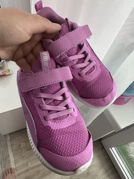 Детские кроссовки для девочки Puma Flyer 3 AC+ Inf 40152813 25 (8UK) Mauve Pop-Puma White (4069162420039) фото от покупателей 4