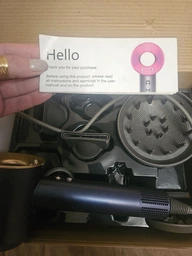 Фен Super Hair Dryer ceramic pop з іонізацією та турборежимом 5 насадок фото від покупців 1