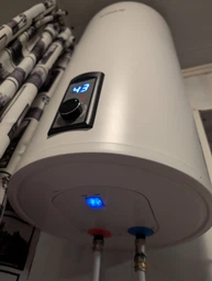 Бойлер Swan SRB-50w1 круглый slim 50л с сухим ТЭНом 2кВт фото от покупателей 1