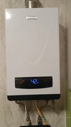 Колонка газовая турбо PG-24A Piramida 12 л труба + 60*90