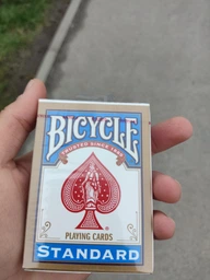 Карты игральные USPCC Bicycle Standard Rider Back синяя фото от покупателей 2