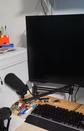Стойка-пантограф для микрофона 3-секционная для Blue Yeti / HyperX / Fifine / Samson Black (00-0001350) фото от покупателей 3