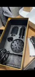 Стайлер фен щетка мультистайлер для укладки волос завивки выпрямления профессиональный 7 в 1 1400 вт черный фото от покупателей 2