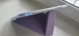 Чехол для планшета BeCover Ultra Slim Origami для Apple iPad Air 11" M2 2024/iPad Air 11" M3 2025 с креплением Apple Pencil Transparent/Gray (BC_711390) фото от покупателей 17
