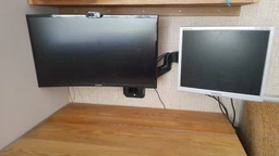Настінне кріплення для двох моніторів OfficePro MA312B з пружиною 17-32" 2-9 кг Black (MA312B) фото від покупців 1