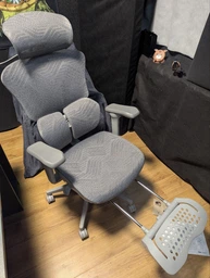 Офисное кресло OfficePro Elite OC950GLB Gray/Light Blue фото от покупателей 11