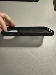 Протиударний матовий PREMIUM Soft-touch чохол з MagSafe на iPhone 14 Pro Чорний фото от покупателей 1
