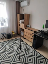 Штатив-тренога для кольцевой лампы, софтбокса, видеосвета 210 см с резьбой 1/4 дюйма
