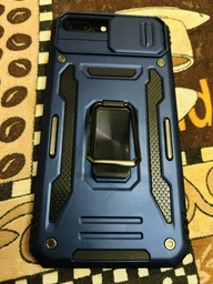 Чохол протиударний Epik Defender Cam Ring Case на Apple iPhone 7 plus / 8 plus (5.5") Синій / Navy фото від покупців 1