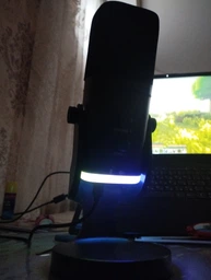 Динамический микрофон XLR/USB для игр, стриминга,пения и подкастинга с RGB подсветкой