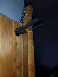 Настенная подставка - крепление для гитары Guitarra держатель - стойка для акустической гитары / укулеле, 13х6.5х3.5 см, черный (102386409) фото от покупателей 1