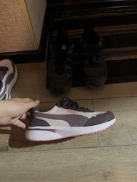 Женские кроссовки Puma R78 GLANCE 40162308 37.5 (4.5UK) 23.5 см Black/White (4069156579880)