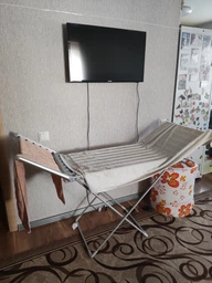 Электрическая сушилка для белья напольная Clothes Dry 230W с обогревом боковых крыльев Rainberg PRO 148х54х73 (RA-0149)