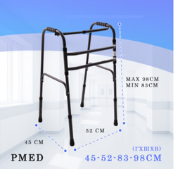 Ходунки шагающие PMED 202E складные медицинские регулируемые для инвалидов взрослых пожилых (PMED-202E)