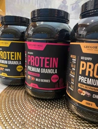 Набор гранолы с протеином Power Protein 4 Nuts, Wild Berries и Choco Nuts, 3000 г Gregory Mill GG-10-508